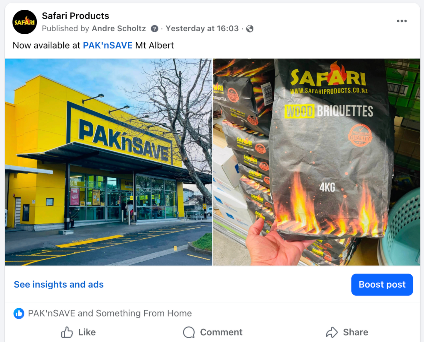 Safari Bundle offer: 40 x Wood Briquettes & 60 x Lump Charcoal