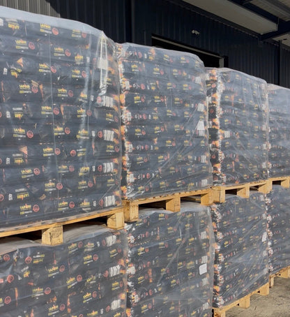 Safari Bundle offer with 28 wood briquettes and 48 lump charcoal bags for grilling and BBQ charcoal