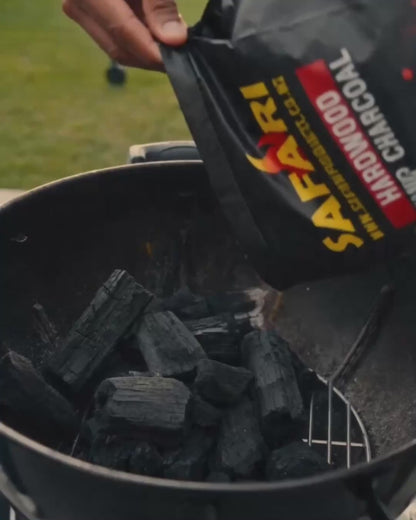 Safari Hardwood Lump Charcoal 4kg (Full pallet of 84 bags)